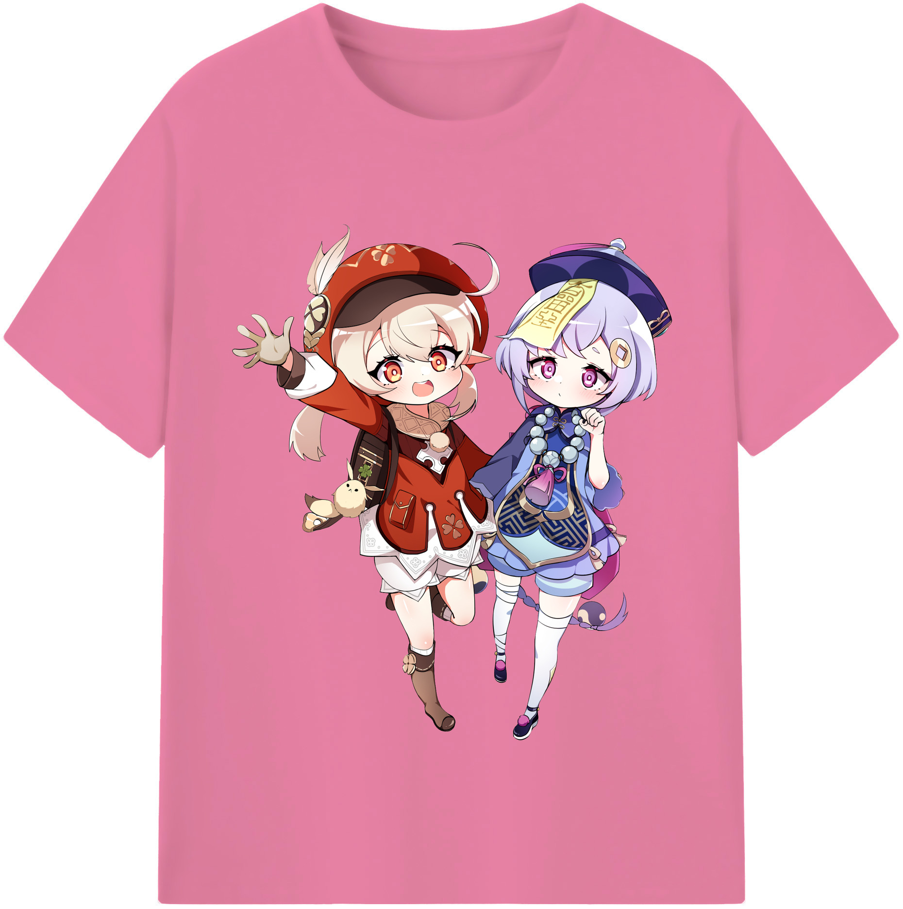 げんし神 七七 なな  genshin Nana 綿100％半袖Tシャツ（フロントプリント）